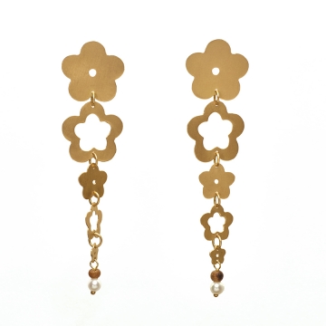 Brinco Bionda Pérolas