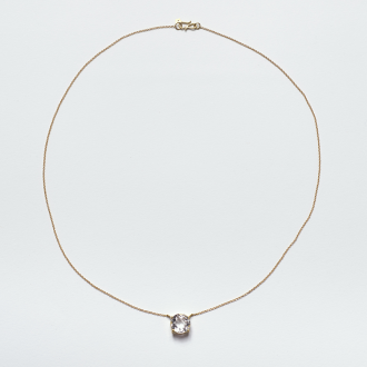 Colar Solitário Cristal