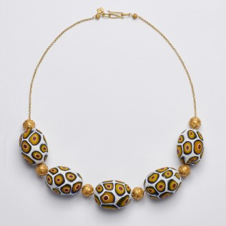 Colar Veneza Soffiato Ocre 