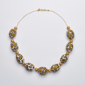 Colar Veneza Soffiato Ocre - 50cm 