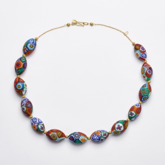 Colar Veneza Soffiato Arroz - 45cm