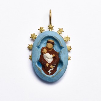 Pingente Céu Azul de Santo Antônio M