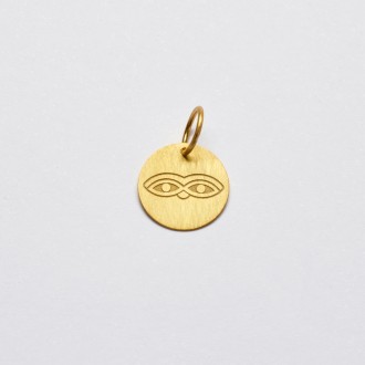 Pingente Paetê Milagrito Olhos