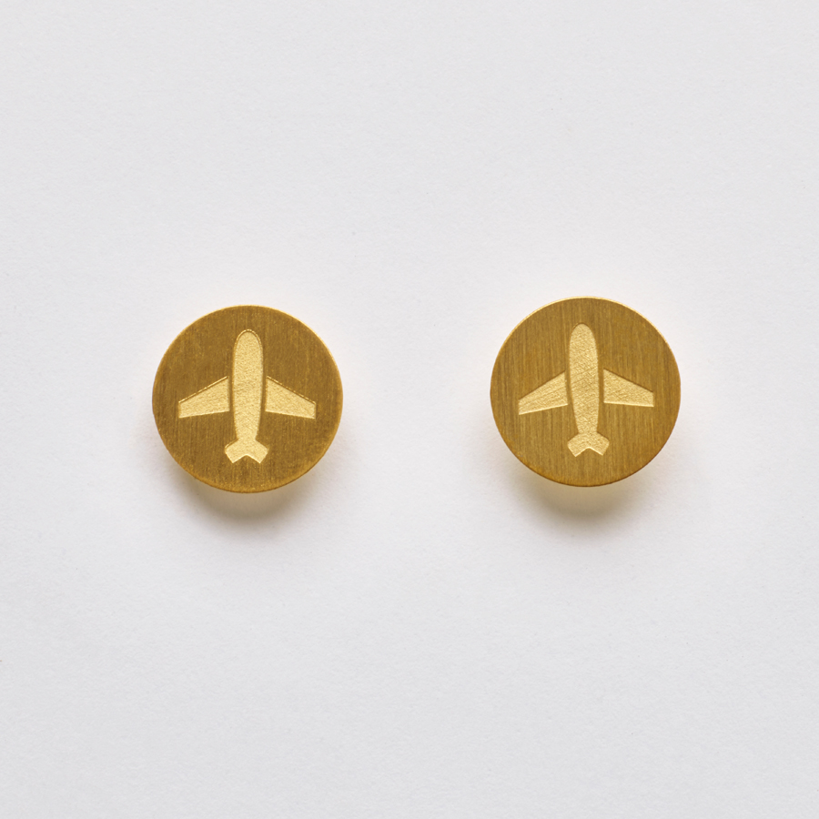 Brinco Paetê Milagrito Avião