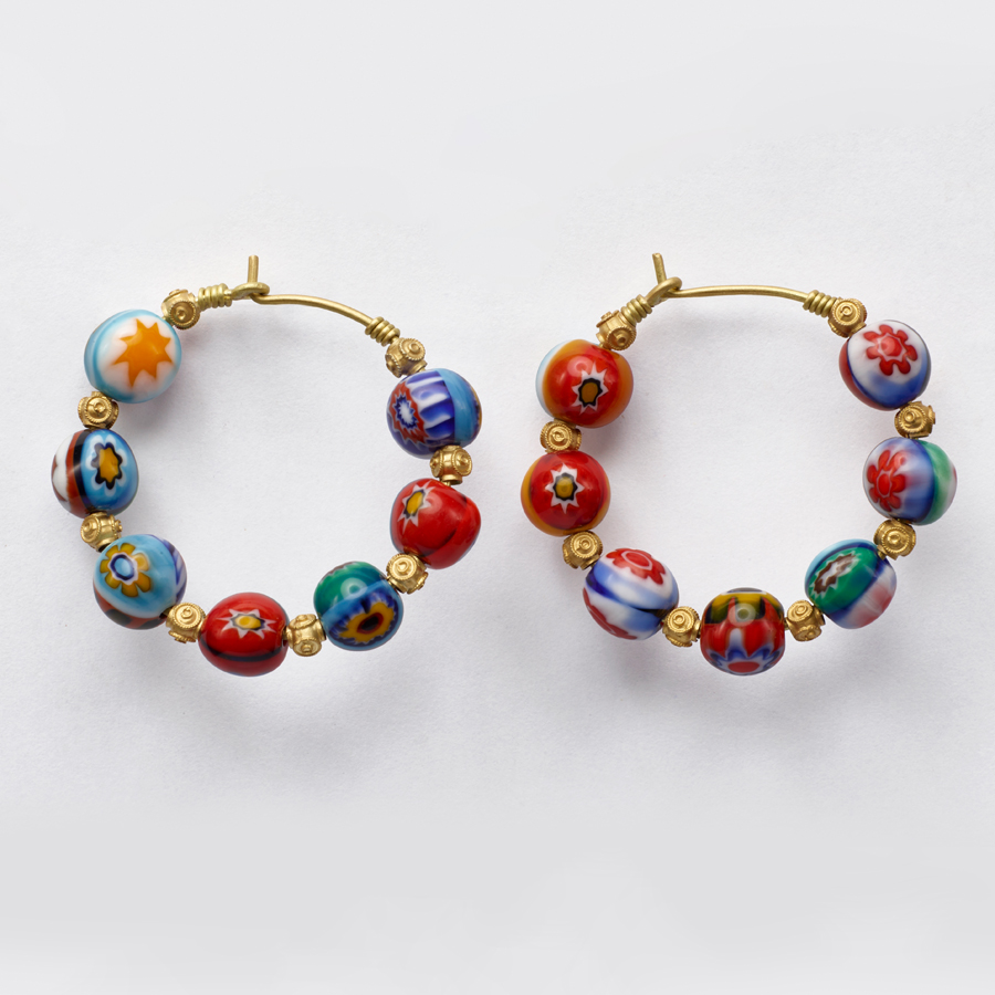 Brinco Argola Roma Veneza 8mm