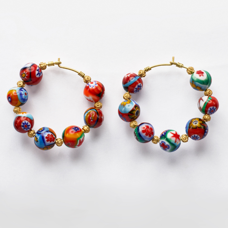 Brinco Argola Roma Veneza 10mm