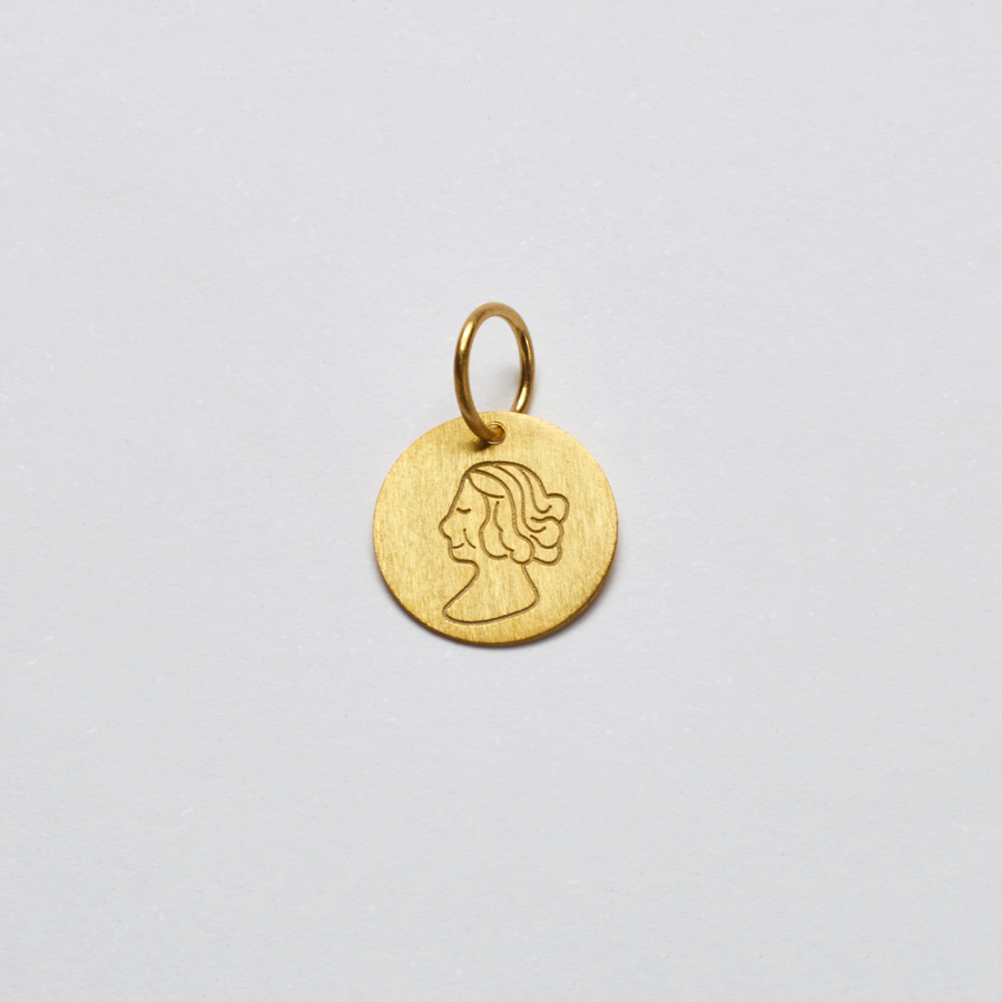 Pingente Paetê Milagrito Cabeça