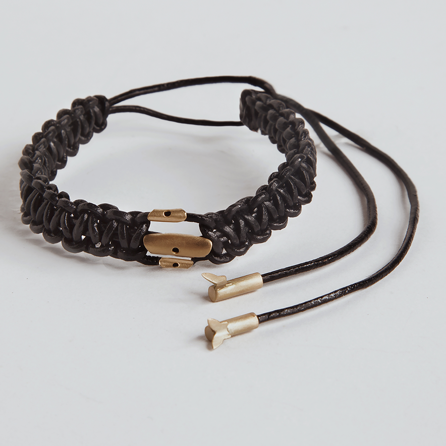 Pulseira Macramê preta
